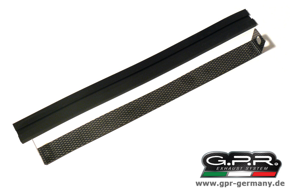 GPR Schalldämpfer Auspuffschelle mit Unterleggummi 26,5 cm